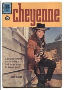 Cheyenne #21 1961- Dell Western- Clint Walker G/VG