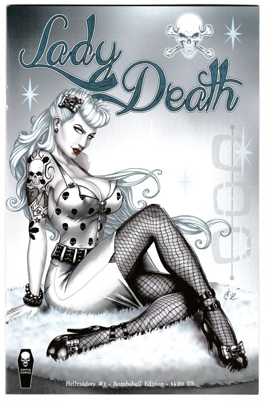 Lady Death Hellraiders #1 Bombshell Edition (Coffin, 2019) NM