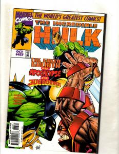 10 Incredible Hulk Marvel Comics # 321 322 344 451 452 453 454 455 456 457 JF14