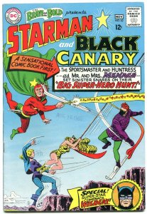 The Brave and the Bold #62 1965- Black Canary- Starman VF- 