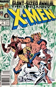 1987 Uncanny X-MEN Annual #11 Wolverine Cover Newsstand NM