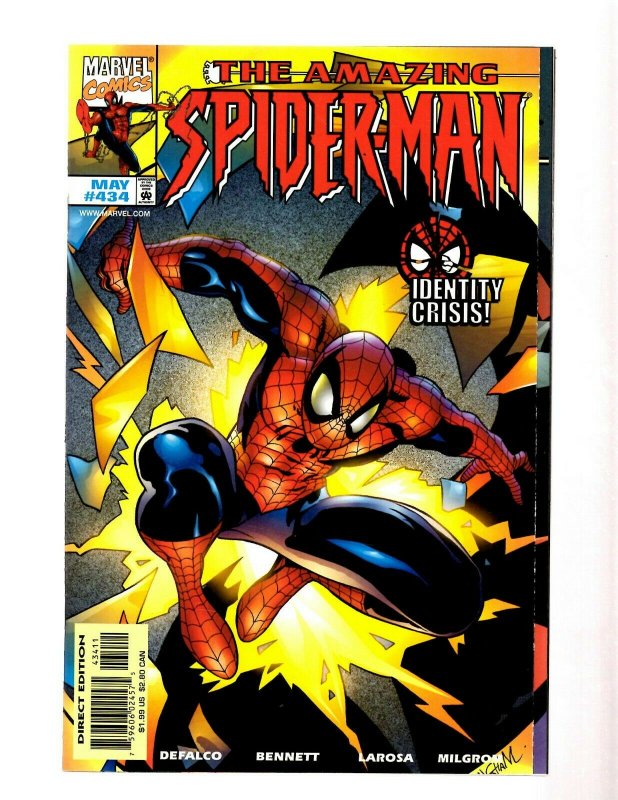 12 Comics Spider-Man 419 429 432 433 434 434 435 -1 2 3 Scarlet Spider 1 2  GK47