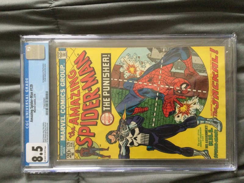 The Amazing Spider-Man #129 (1974) 1st Appearance of the Punisher