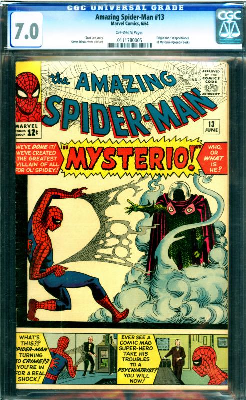 Amazing Spider-Man #13 CGC 7.0 1st Mysterio (Appearance & Origin)