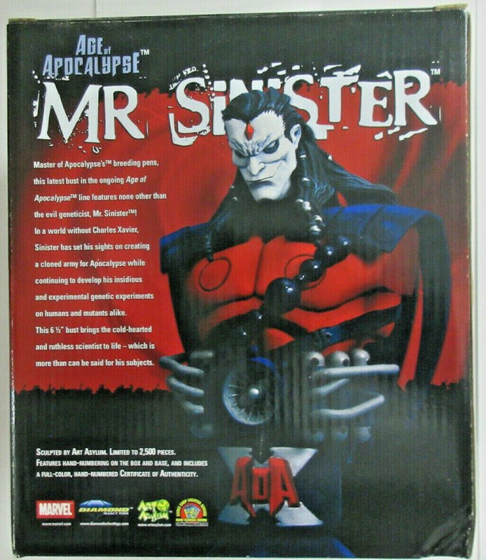 Age of Apocalypse Mr Sinister Marvel X-Men Art Asylum Diamond Select Toys