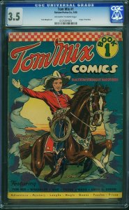 Tom Mix Comics #1 (1940) CGC 3.5 VG-