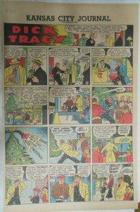 Dick Tracy Sunday Page by Chester Gould from 12/24/1939 Large Full Page Size