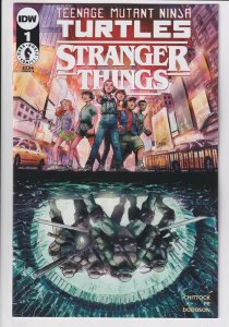 TMNT X STRANGER THINGS (2023 IDW) #1 CVR A PE