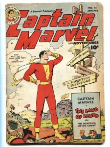 CAPTAIN MARVEL ADVENTURES #92 1949-TIGER COVER-MR TAWNY G