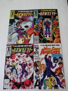Hawkeye comic book lot of (4)  Marvel Comics CL#058