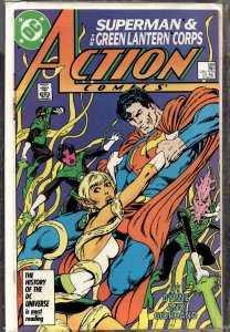 Action Comics #589 (1987) Green Lantern Corps