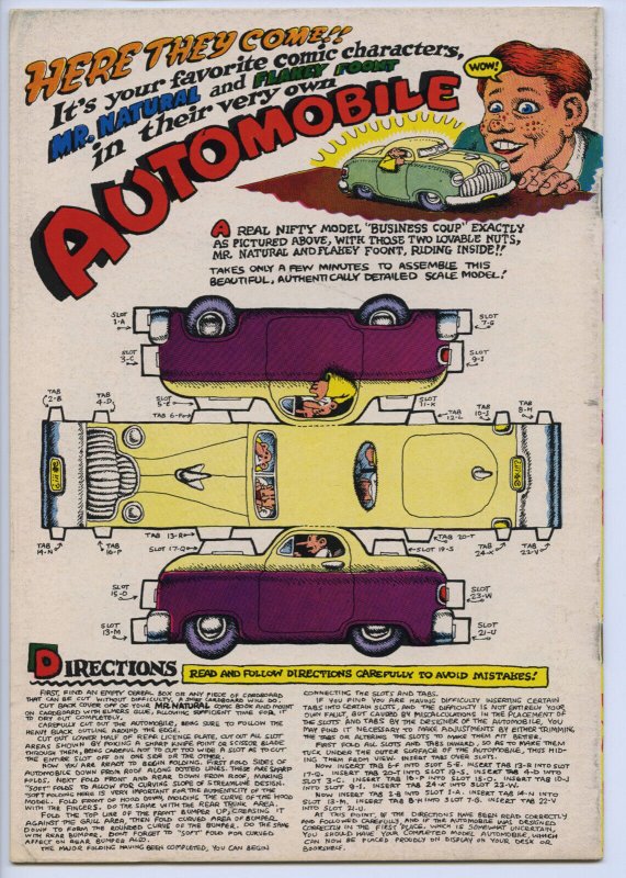 MR. NATURAL #2 - 6.5, OW-W - Comix - 2nd - Entire book by Robert Crumb