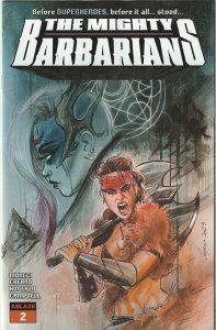 The Mighty Barbarians # 2 Cover B NM Ablaze 2023 [P6]