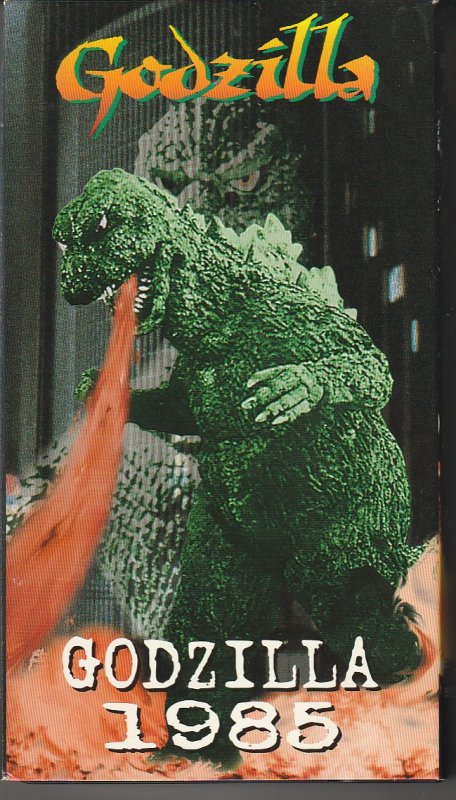 Godzilla 1985 VHS  Official sequel to the original Godzilla