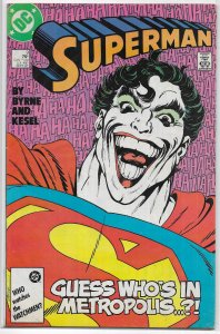 Superman   vol. 2   #  9 GD/VG Joker, Byrne