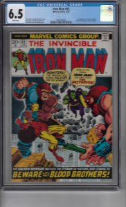 Iron Man #55 (1973) CGC Graded 6.5 First Thanos