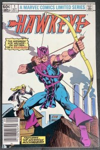 Hawkeye Limited Series #1 Newsstand Edition (1983, Marvel) VF+