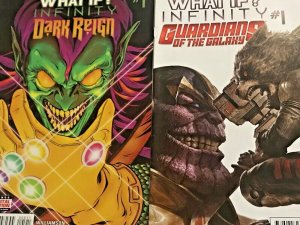 WHAT IF...?#1  VF/NM LOT (4 BOOKS) 2014 INFINITY GAUNTLET, DARK REIGN ETC.