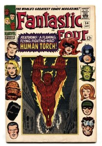 FANTASTIC FOUR #54 Black Panther comic book 1966-MARVEL COMICS VG 