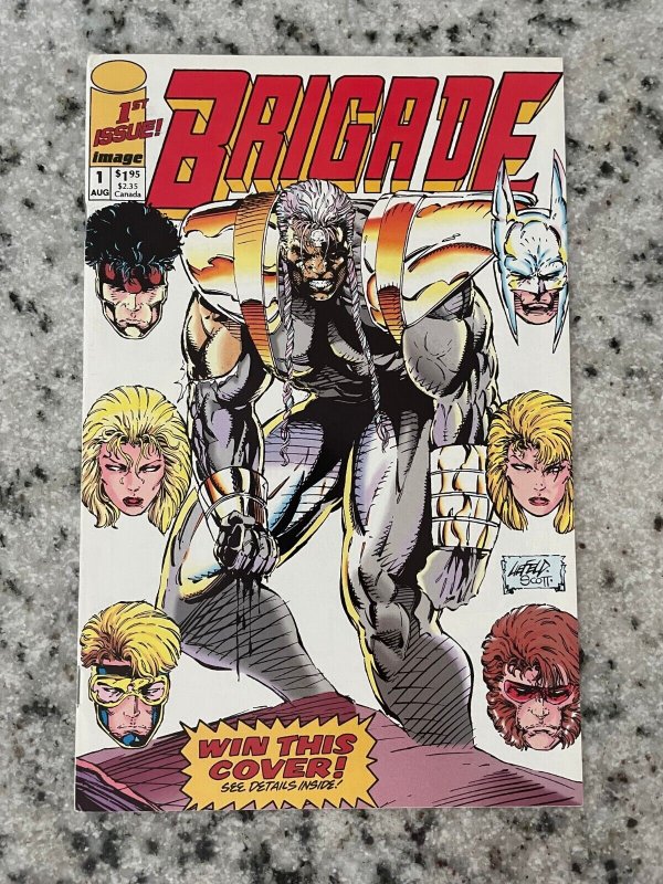 Brigade # 1 NM 1st Print Image Comic Book Rob Liefeld Cover Art! 12 J836