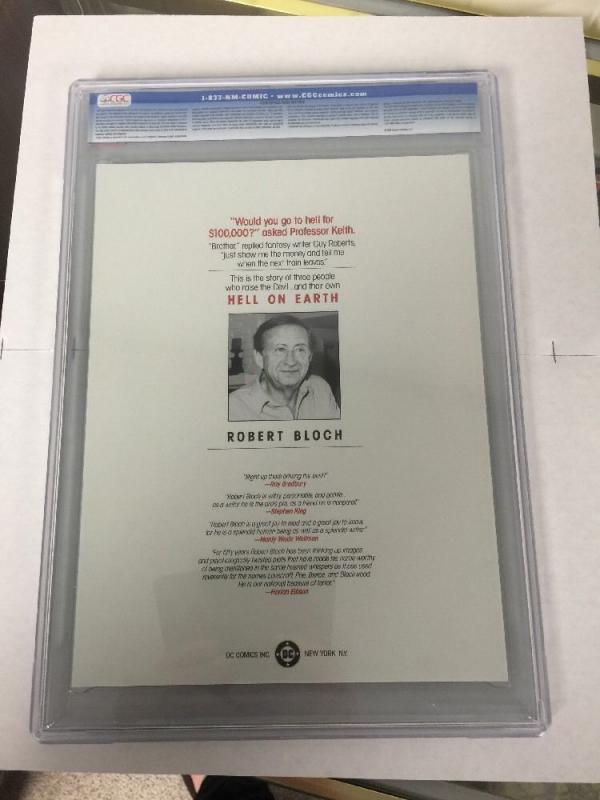 DC Science Fiction Graphic Novel 1 Hell On Earth Cgc 9.8 Perfect Condition