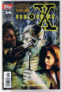 X-FILES #24, NM-, Dana Scully, 1st,  Fox Mulder, Carter, 1995, more XF in store