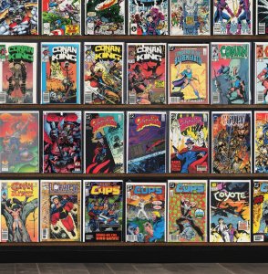 Huge Lot 130+ Comics with Conan The Barbarian, Green Arrow & More!