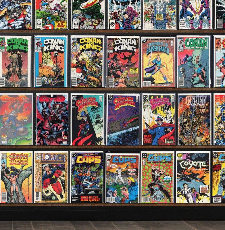 Huge Lot 130+ Comics with Conan The Barbarian, Green Arrow & More!