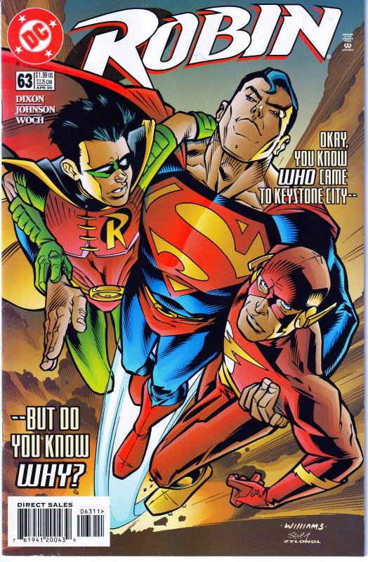 Robin(vol. 1) # # 61,62,63 64,67-68 The Flash,Riddler, Superman,No Man's Land