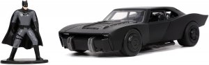 Batmobile Matt Black w/ Batman Diecast Figurine The Batman (2022) 1/32 Diecast