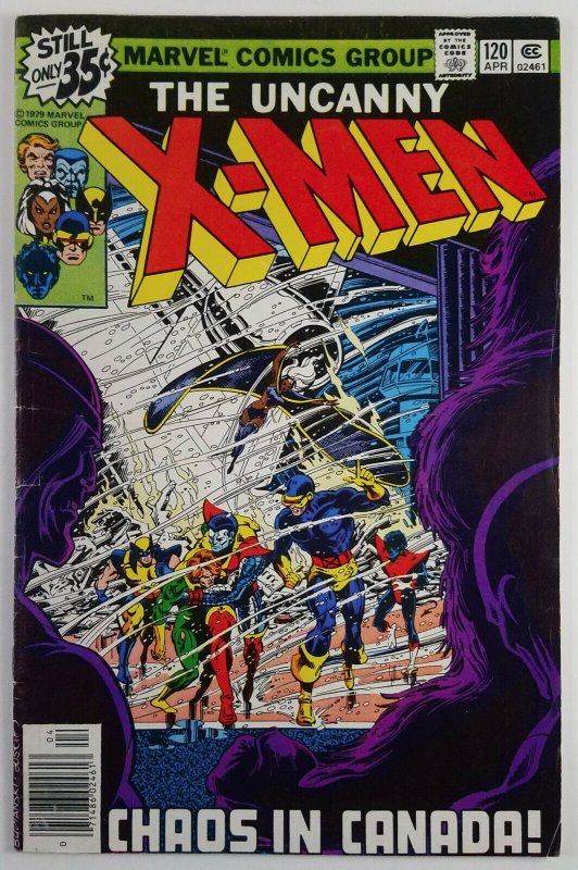 The Uncanny X-Men #120 - 1st App of Alpha Flight  -  Newsstand - Marvel 1979