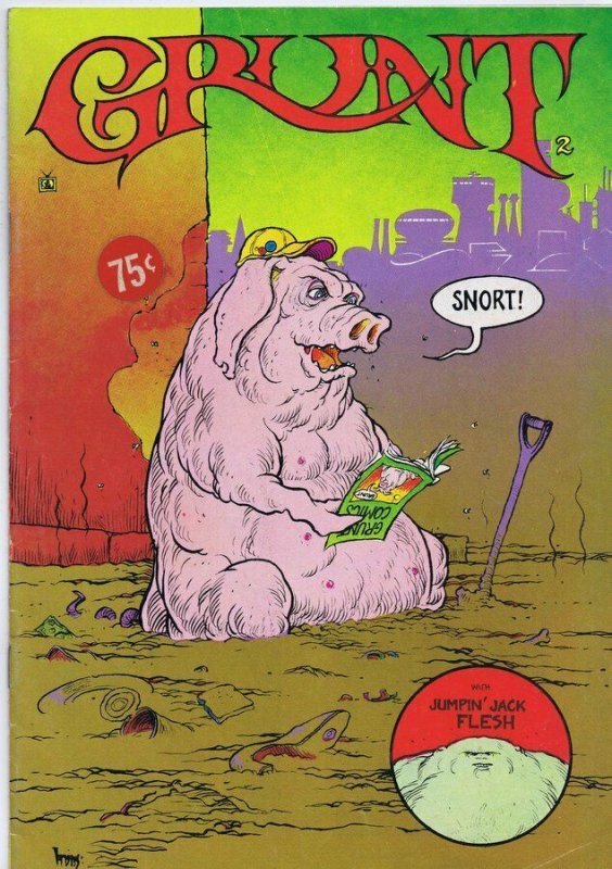 Grunt Comics #2 ORIGINAL Vintage 1973 Grunt Records
