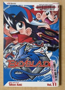 Beyblade Vol 11 MANGA TPB Viz Takao Aoki ENGLISH Ex-LIbrary Reading Copy