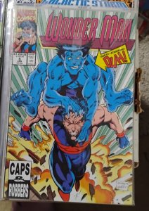 WONDER MAN   # 5  1992 Marvel DISNEY SIMON WILLIAMS +THE BEAST