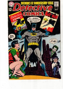 Detective Comics #387 1969 Anniversary Issue Wow! Joker and Penguin Black Cvr VF