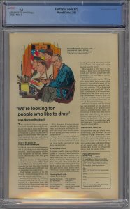 FANTASTIC FOUR #72 CGC 9.2 SILVER SURFER WATCHER APP