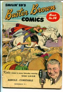 Buster Brown  #13 1940's-Arab attack cover-adventure stories-VG