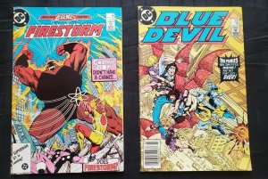 MISC DC 10PC (FN) COPPER AGE, SUPERMAN & FLASH, MANHUNTER #1, FIRESTORM 1981-88