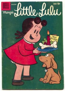 Marge's Little Lulu #126 1958- Dell Silver Age Christmas cover VG