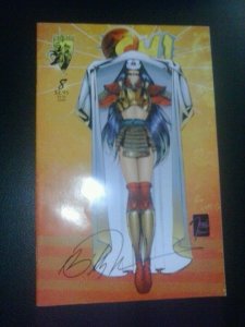 shi way of the warrior #8 6.0 fn signed by billy tuci super cool crusade comics!