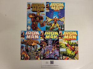 5 Iron Man Marvel Comic Books #268 269 271 273 290 91 TJ28