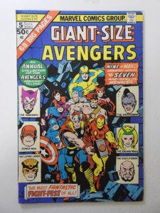 Giant-Size Avengers #5 (1975) FN/VF Condition!