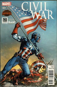 Civil War #001 - NM - Polybagged BAM Exclusive!