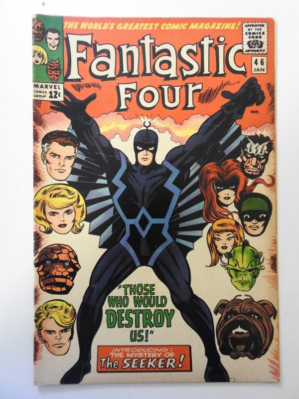 Fantastic Four #46 (1966) VG/FN Condition! 1st Full Appearance of Black Bolt!