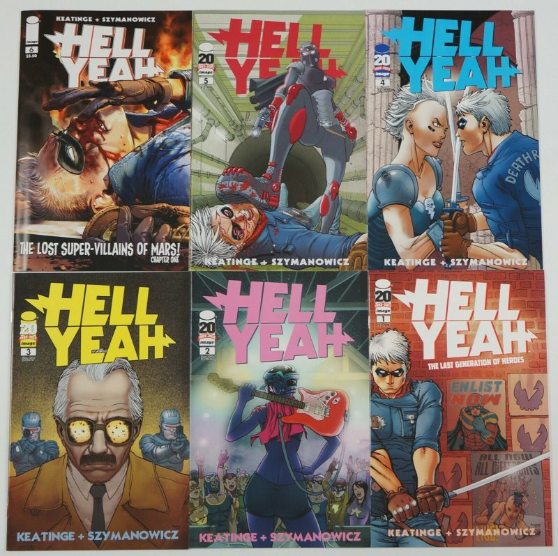 Hell Yeah #1-6 VF/NM complete series - joe keatinge - last generation of heroes