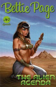BETTIE PAGE ALIEN AGENDA (2022 DYNAMITE) #2 CVR A LINSNER