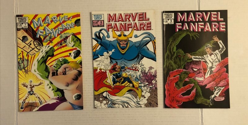 Marvel Fanfare #1 2 3 4 5 6 7 8 & 9 Lot Of 9