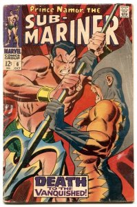 Sub-mariner #6 1968-marvel Comic-John Buscema- G-