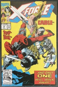 X-Force #15 (1992, Marvel) Deadpool vs. Cable. VF/NM