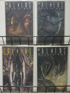 ALIENS EARTH WAR (1990 DH) 1 (1ST PR),2-4 Sam Kieth